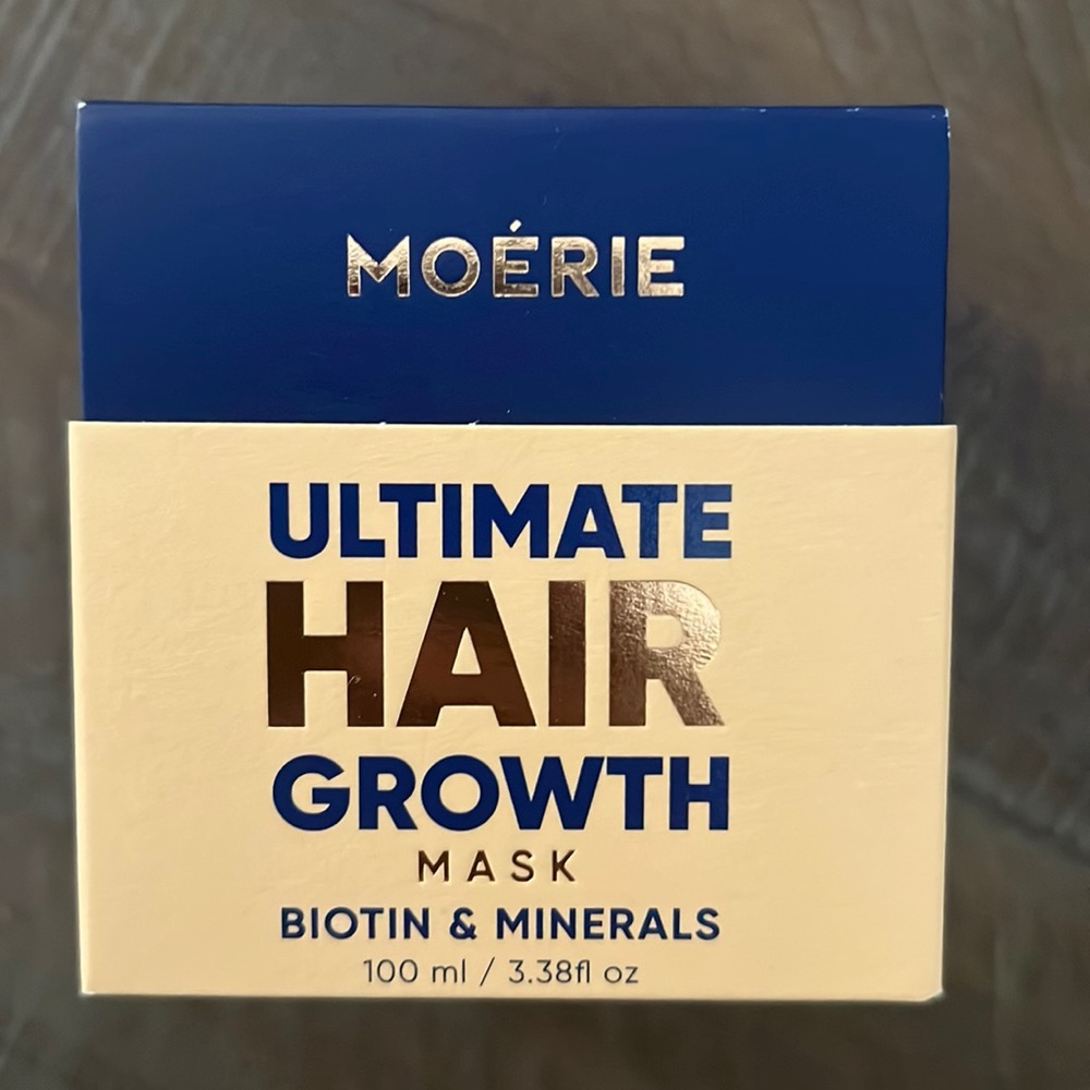 Moerie Ultimate Hair Growth & Repair Mask NIB! Supplement to Thicker Fuller Hair